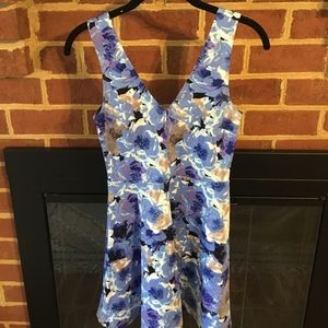 Blue Floral Dress